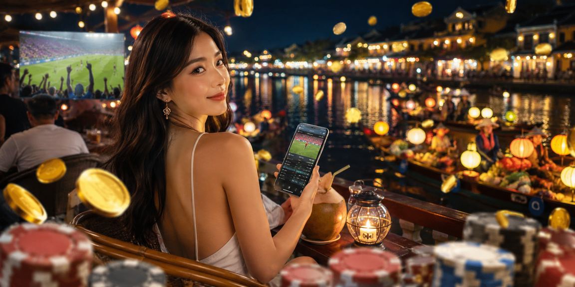 Người dùng Hội An đọc tỷ lệ kèo tại quán cà phê – theo dõi thể thao online